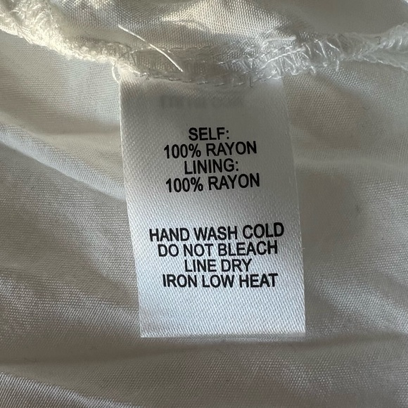 Lulu's | Garden Bloom Blue and White Floral Print Ruffled Shift Dress - Picture 10 of 10